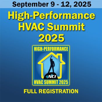 High-Performance HVAC Summit 2025 - Full Registration